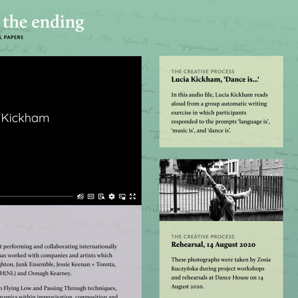 Brian friel digital exhibition